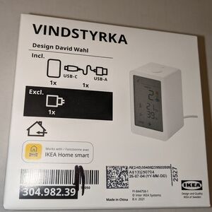 IKEA VINDSTYRKA Smart Air Quality Sensor smart 304.982.39 BRAND NEW